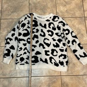 Cotton Emporium brand Leopard print sweater